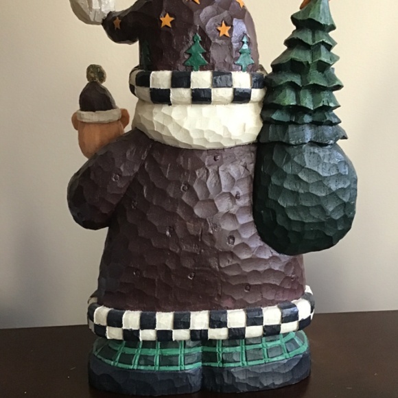 Vintage Resin Santa - Picture 2 of 2